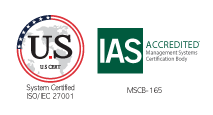ISO/IEC 27001 認証取得企業（US CERT / IAS Accredited MSCB-165）